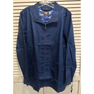 Dickies Essence Zip Up Scrub Jacket NWT Womens Size XL Soft Cool Stretch